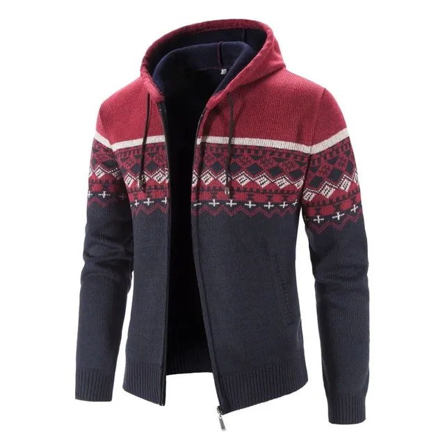 Stylish men's insulated sweatshirt WARMIE