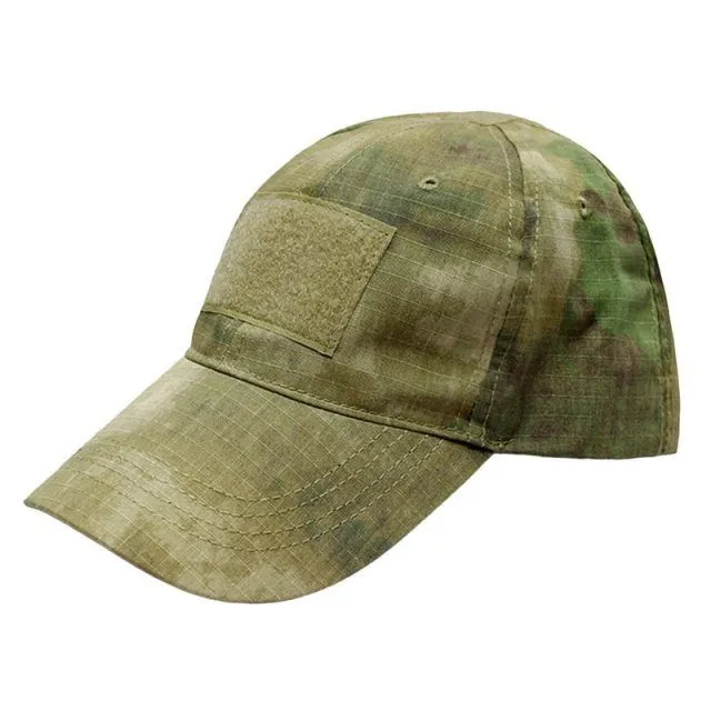 Military camouflage cap with Velcro