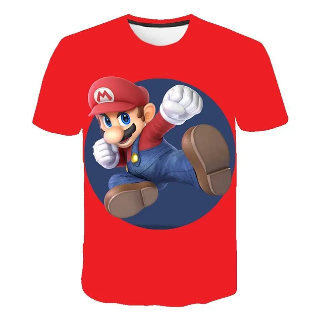 Tricou pentru copii cu design trendy cu Super Mario