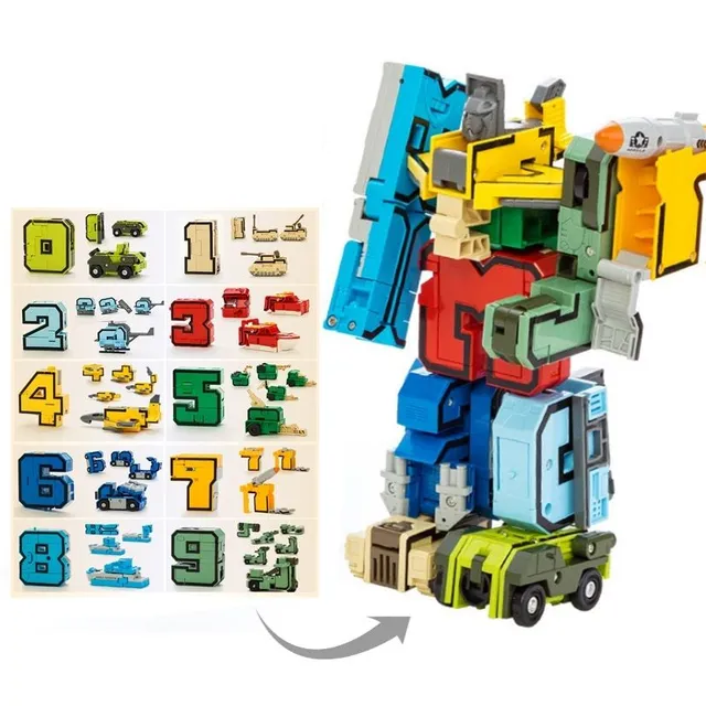 Mathematical robot kit 10 pcs