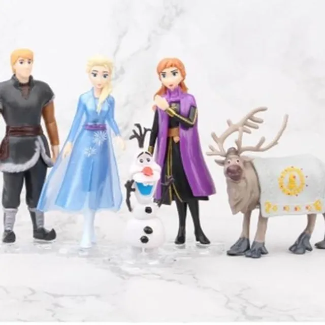 Frozen Ice Kingdom figurine set 5pcs-8-12cm