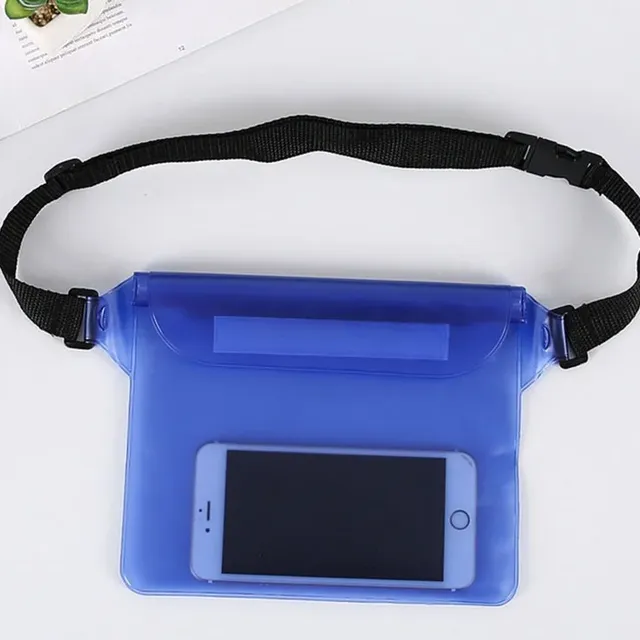 Waterproof swimming bag over shoulder or waist for skiing, drifting, diving, underwater mobile phone case, beach bags and water sports