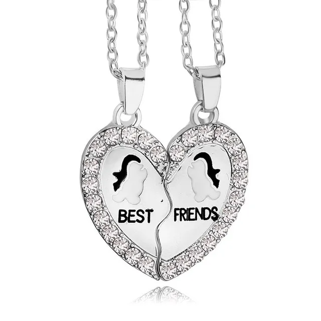 Heart shaped necklace- best friendship style-23