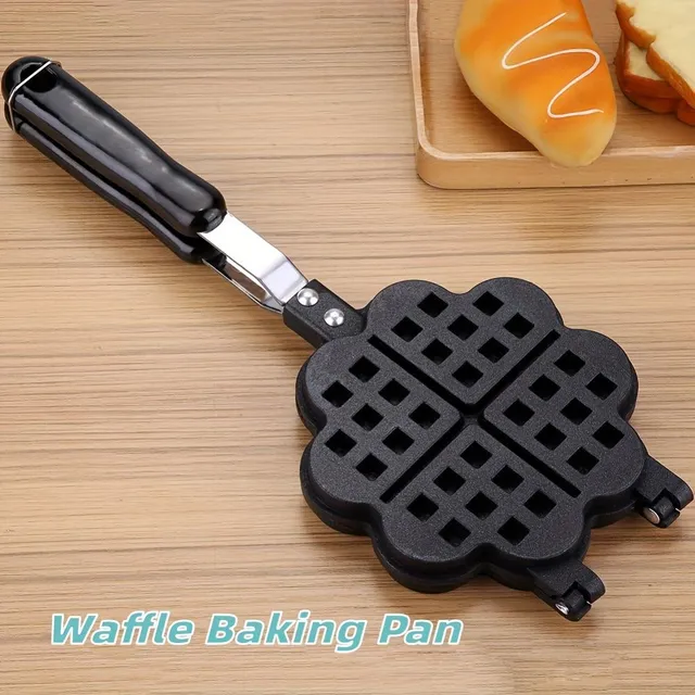 Heart shaped waffle maker - for easy and fun baking waffles, perfect gift for sweet lovers