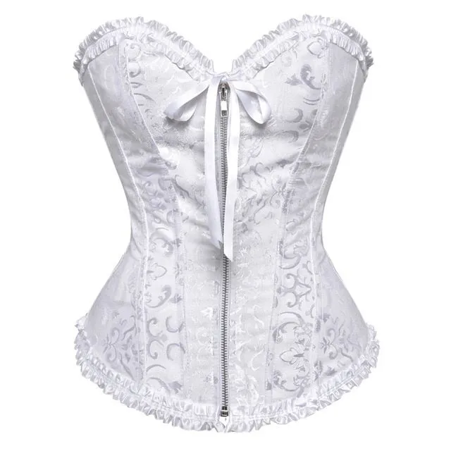 Women's seductive corset 2550white s