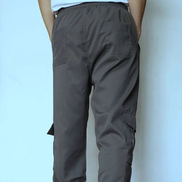 Men's Trends Cargo Trousers, Multi-caps, Free, Outdoors, Working, Streetwear, Hip Hop Style