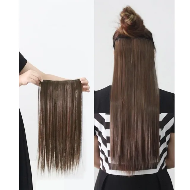 Extensions de cheveux longs clip in Floles