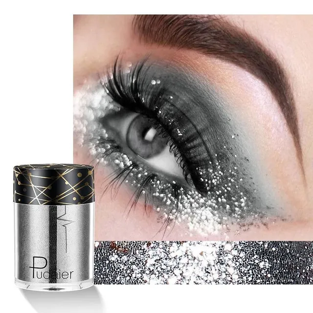 Luxury glitter in several color variants with universal use on eyes, lips and body