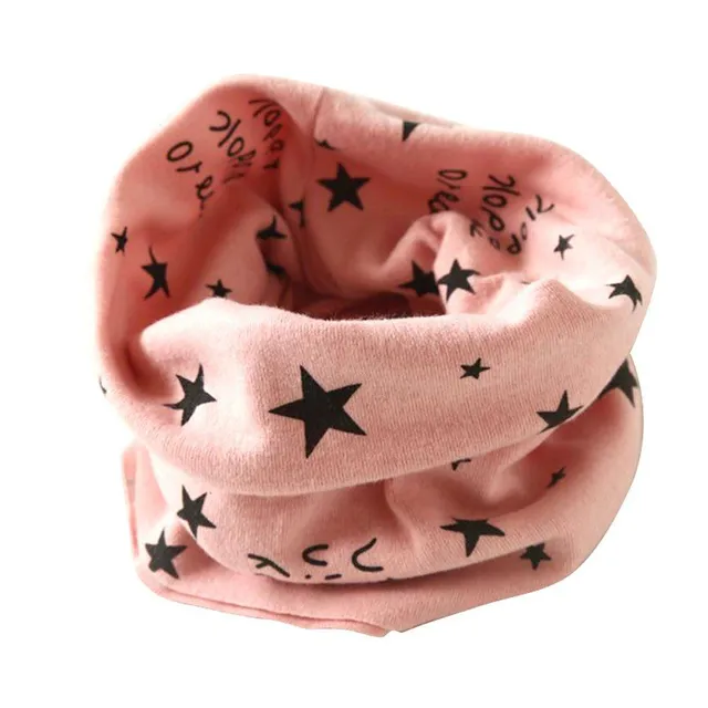 Children's neck warmer with patterns