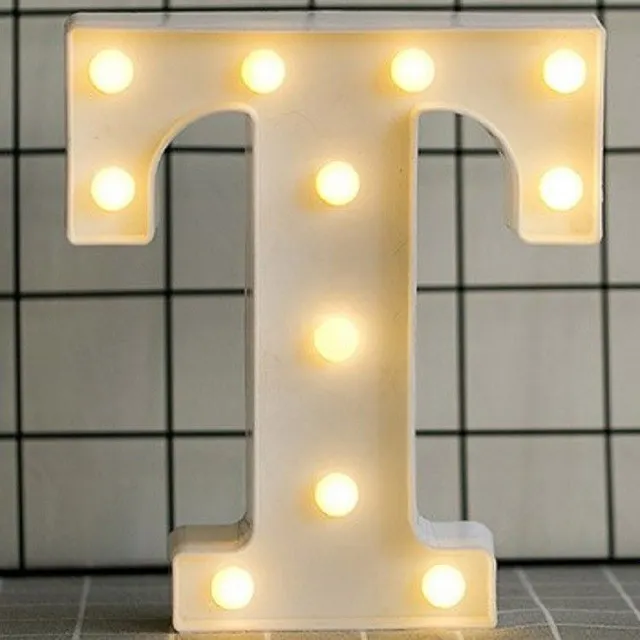 Decorative illuminating letters