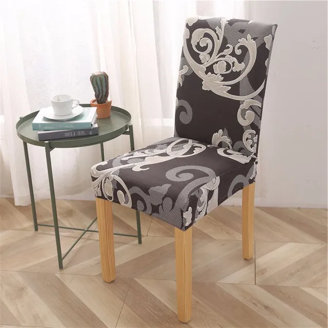 Elastic chair covers with stylish designs in many motifs - spandex chair cover