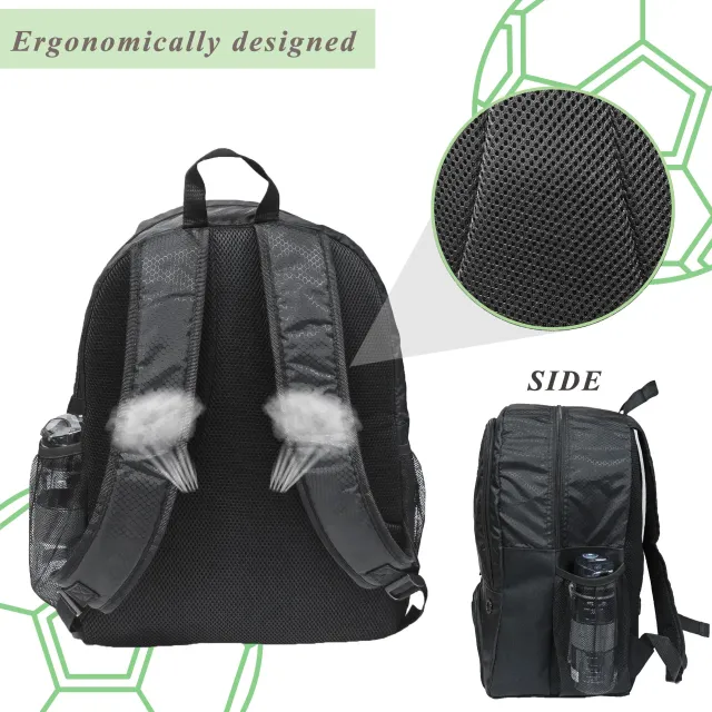 Sports backpack for the ball with space for shoes for youth