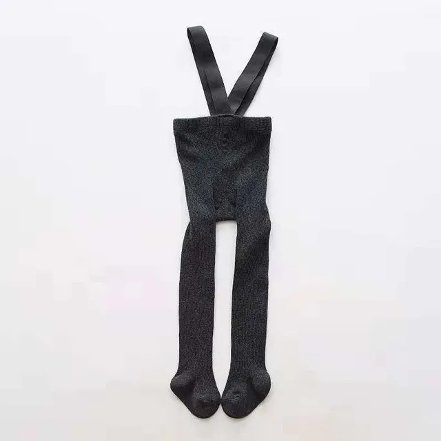 Kids insulated tights with suspenders