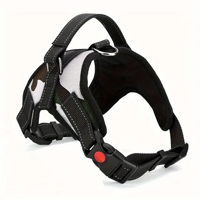 No-drawing reflex adjustable dog harness with handle