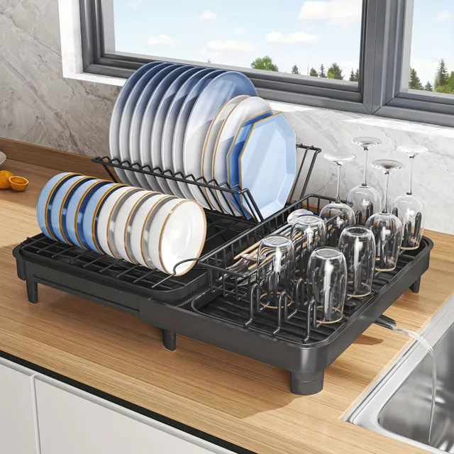 1 Piece Sušák Na Dishwasher, Stainless steel Stand On Storage Kitchen Tools, Single Layer Dryer On Dishes With Odtokova Miska and Odtokova Trubkou, For Kitchen Link, Organizers &amp; Storage In Kitchen, Kitchen Accessories