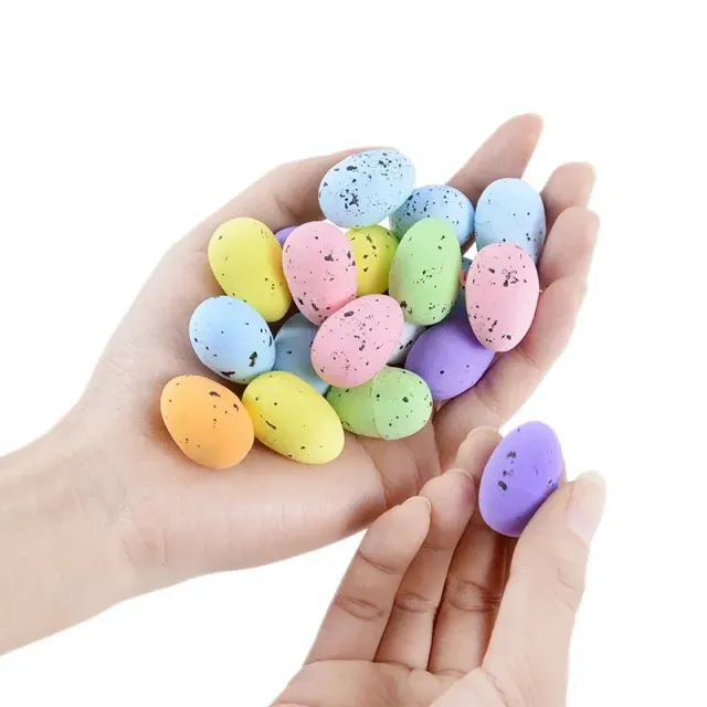 20/50 ks barevných mini velikonočních pěnových vajíček - sada pro dekoraci