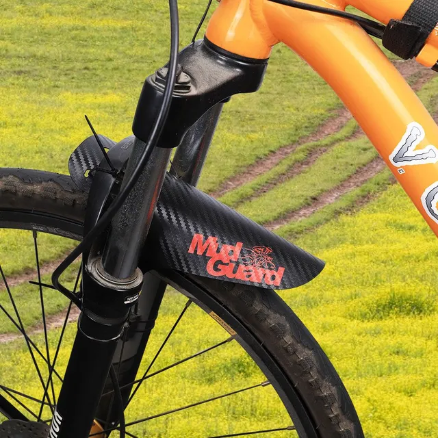 Small sports mudguard on the front bike