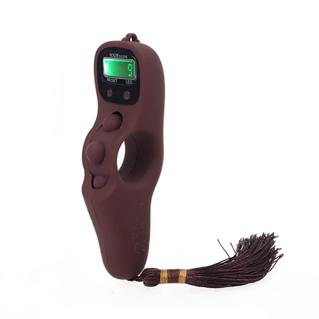 Portable handheld digital bead counter with backlight