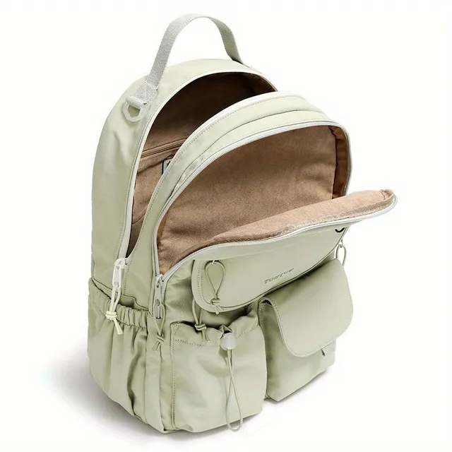 Travel spacious backpack with many pockets