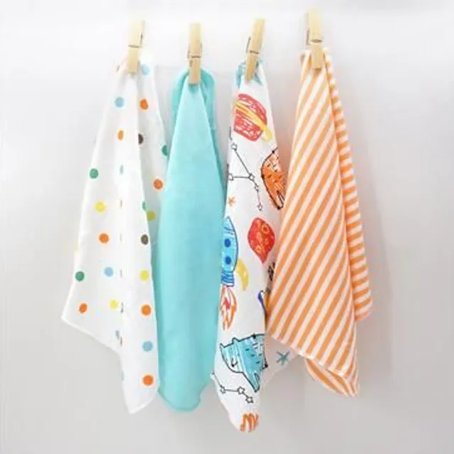4 sztuki bawełnianego ręcznika dla dzieci