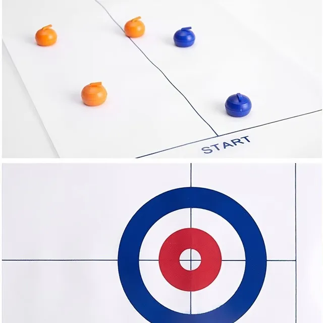 Table billiards with curlingo