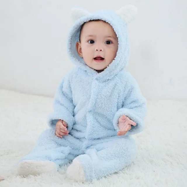 Baby winter jumpsuit with tabs - 7 colours