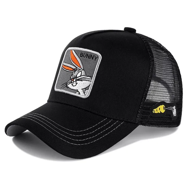Unisex baseball cap with motifs of animated characters BUNNY