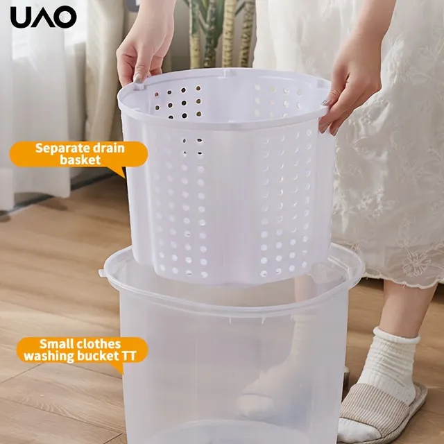 Portable manual washing machine UAO for socks and small underwear