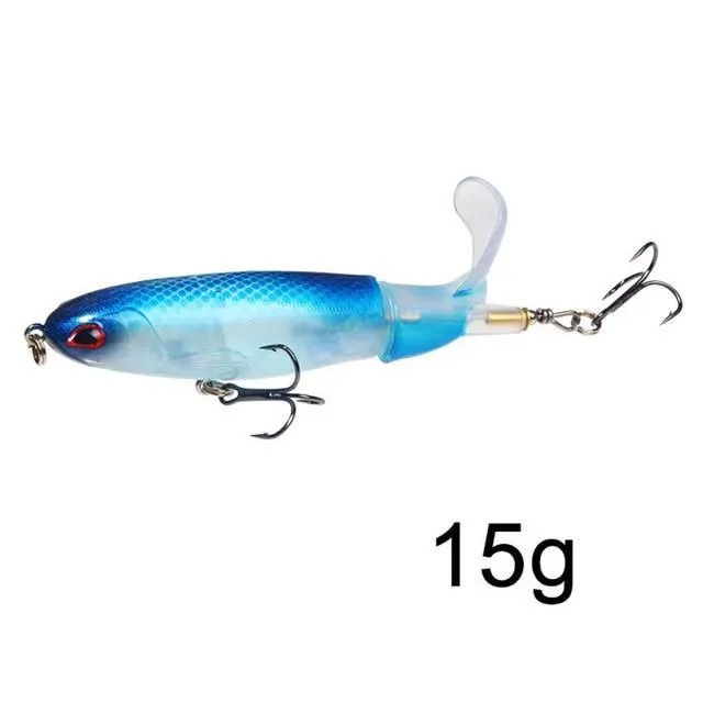 Fish bait with swivel tail