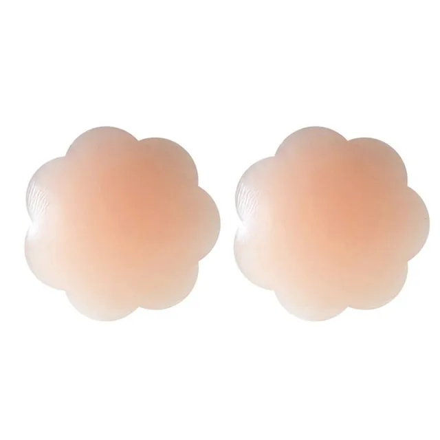 Reusable silicone nipple stickers