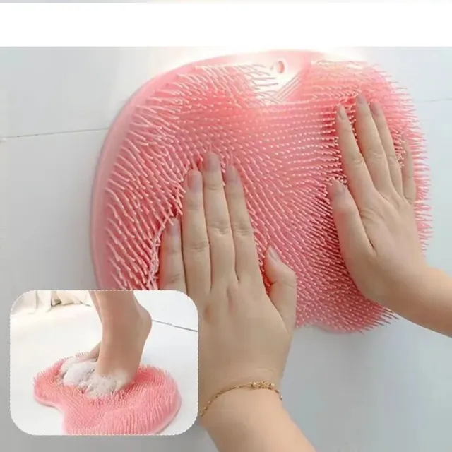 Silikonová masážní rohožka do sprchy s přísavkami