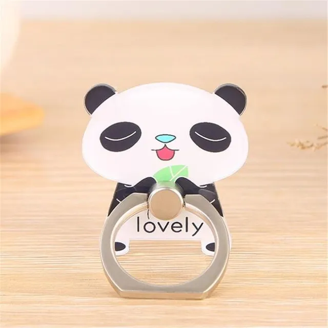 Praktikus PopSocket-tartó egy aranyos panda alakjában