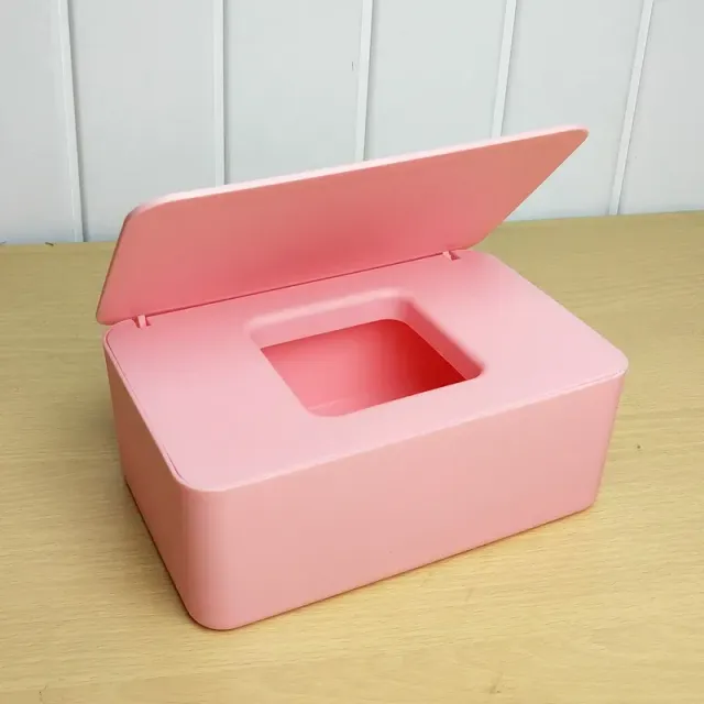 Stylish handkerchief box and wet wipes - keep wipes wet, several color variants