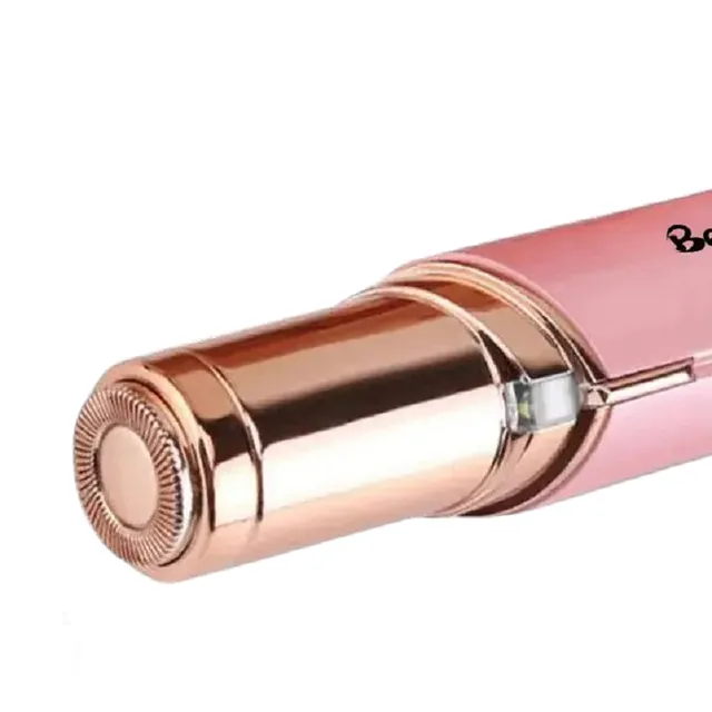 Travel electric razor for 1 AA battery for women Mini razor with rotating head Women's electric epilator in the shape of lipstick 9 cm