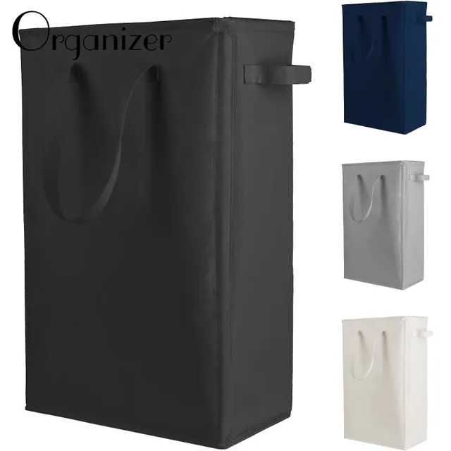 Panier à linge pliable Slim 45L - étroit et peu encombrant