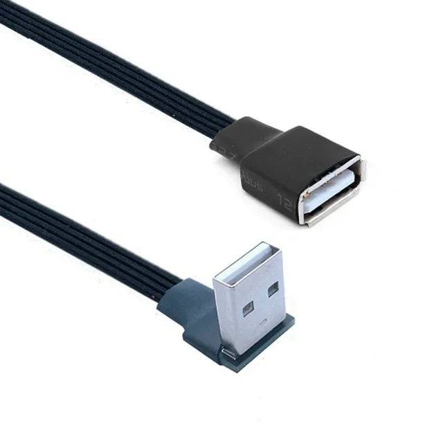 Plochý predlžovací kábel USB.0 /F 0 cm Riley 1 2