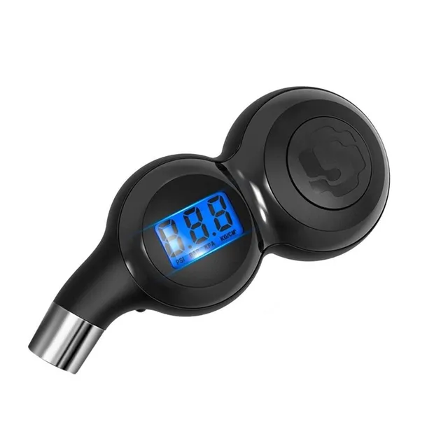 Manual tyre pressure meter with LCD