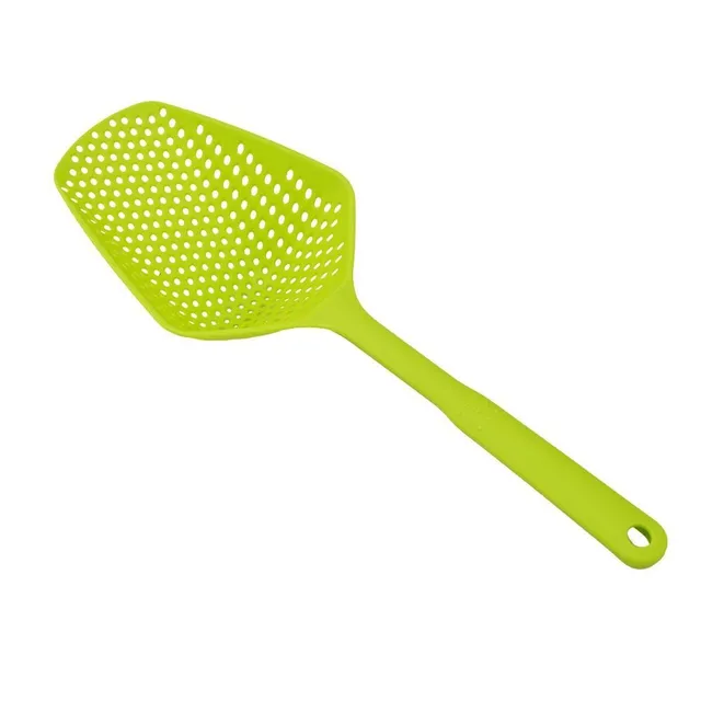 Perforated plastic scoop