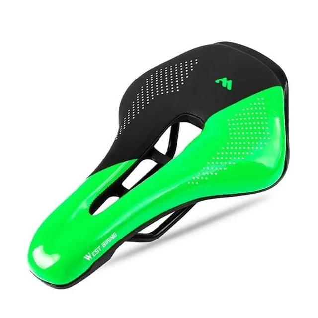 Comfortable bike saddle a-style-dark-green