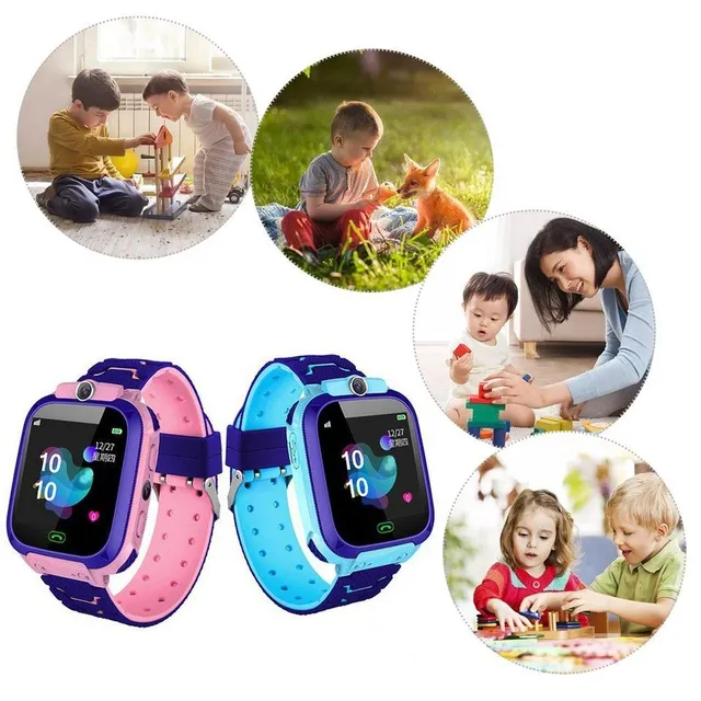 Detské inteligentné hodinky pre chlapcov a dievčatá s GPS a bezpečným nastavením čísla