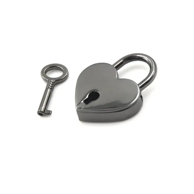 Small lock in heart shape for luggage, luggage and backpacks