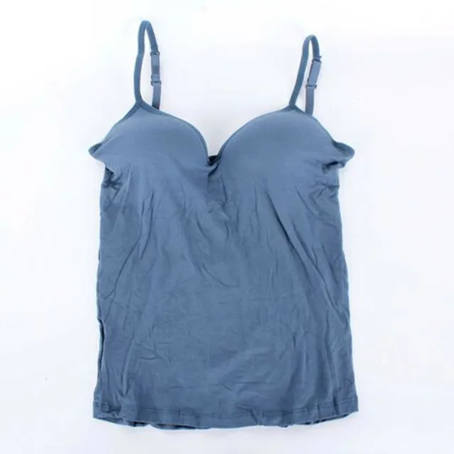 Tank top with sewn-in bra - 6 colours