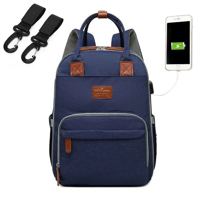 Multifunction stroller backpack with USB port