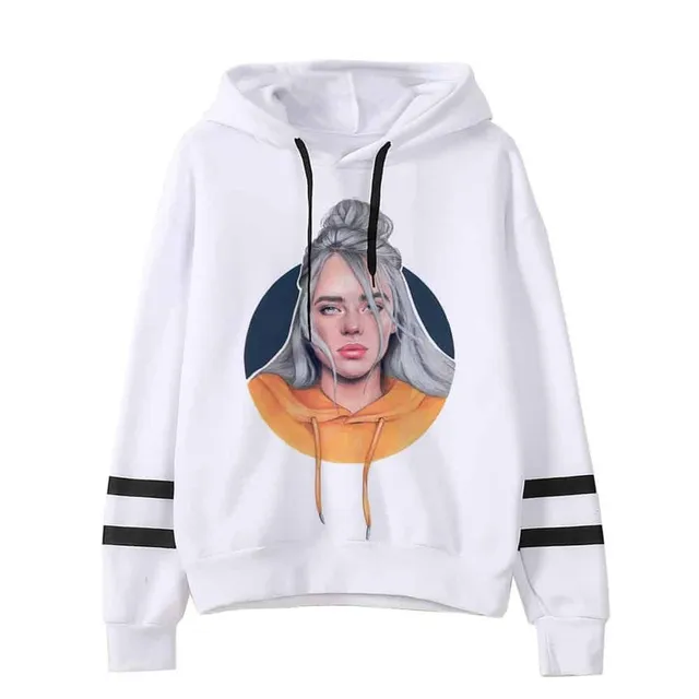 Croptop kapucnis pulóver Billie Eilish