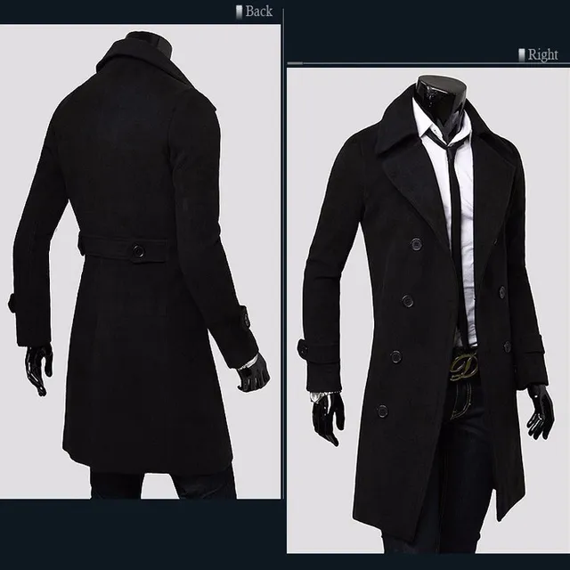 Elegant men's coat - 2 colours