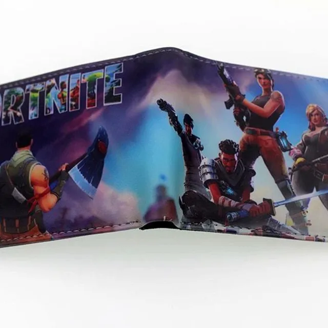 Štýlová peňaženka s motívom počítačové hry Fortnite 2