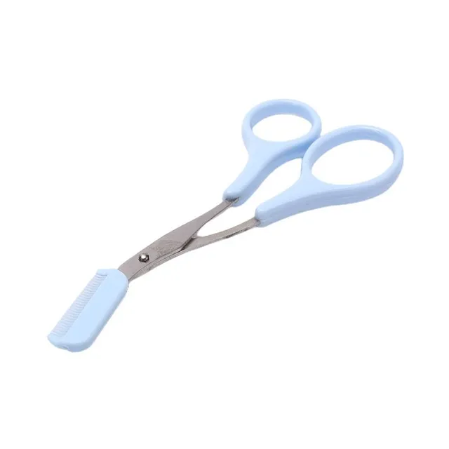 Eyebrow scissors with comb