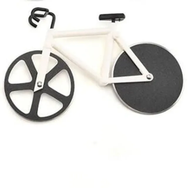 Bicycle-shaped pizza cutter