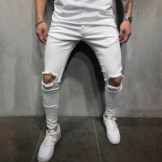 Men's casual ripped jeans Will Wang