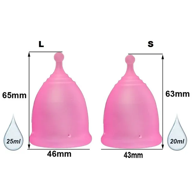 Menstrual cup - 4 colours